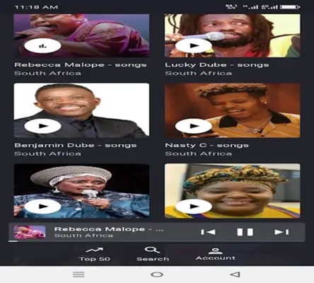 South African Music android App screenshot 1